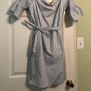 Banana Republic Off the Shoulder Polka Dot Dress